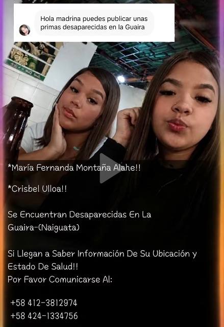 Foto de María Fernanda Montaña Alahe,Crisbel Ulloa
