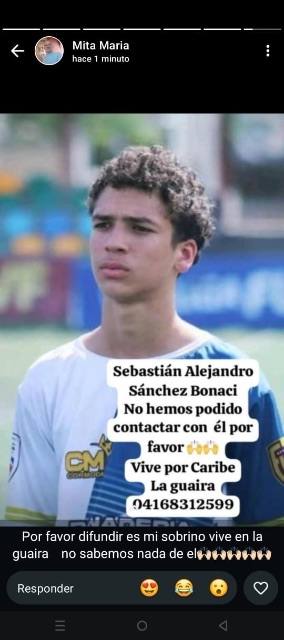 Foto de Sebastián Alejandro Sánchez bonaci