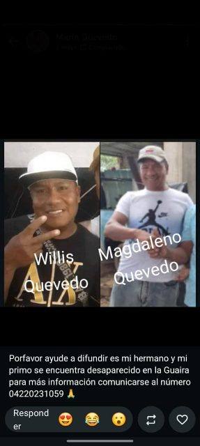 Foto de Wuillis y Magdaleno Quevedo