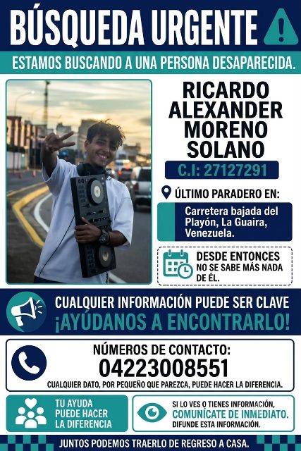 Foto de Ricardo Alexander Moreno Solano