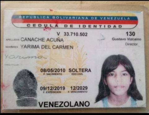 Foto de Yarima del carmen canache acuña