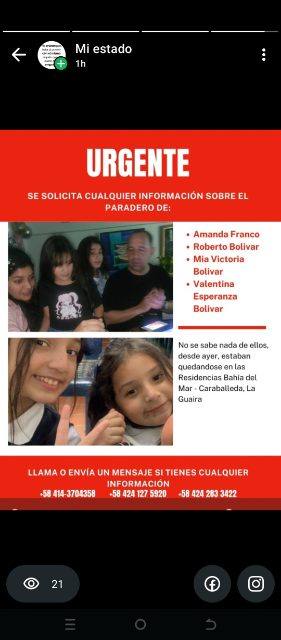 Foto de Roberto Bolivar,Amanda Franco, Valentina y mia Bolivar