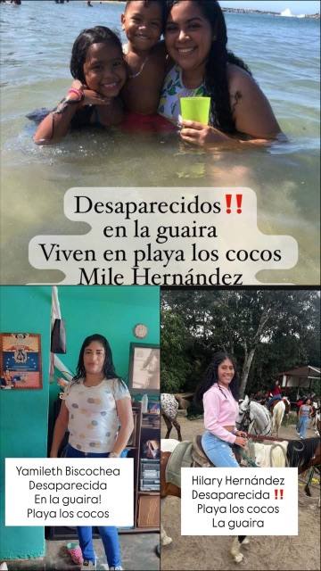 Foto de Mileidy Hernández, yamileth Biscochea , Hilary Hernández