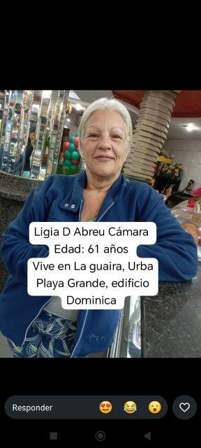 Foto de Ligia de Abreu cámara