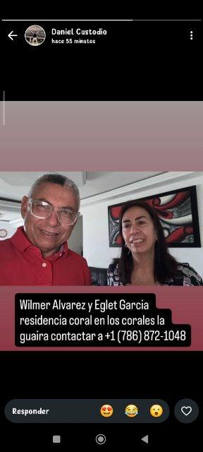 Foto de Wilmer Alvarez y Eglet Garcia