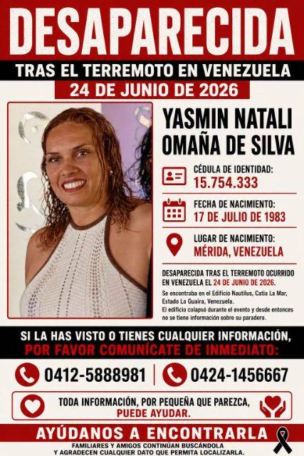 Foto de Yasmín Natali Omaña de Silva