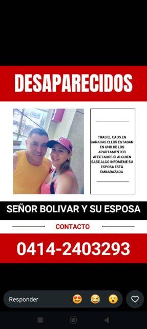 Foto de Bolivar y su esposa