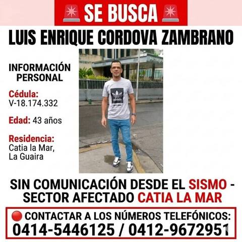 Foto de Luis Enrique Cordova Zambrano