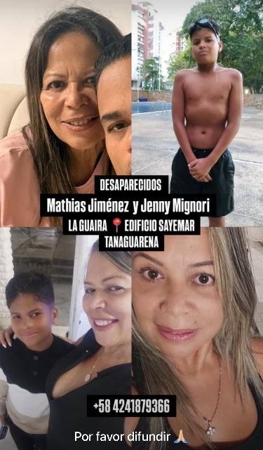 Foto de Mathias Jiménez y jenny mignori