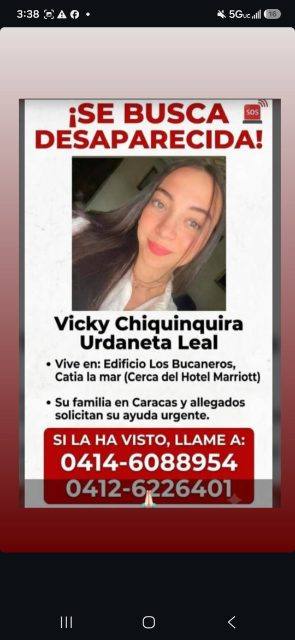 Foto de Vicky Chiquinquira Urdaneta Leal.