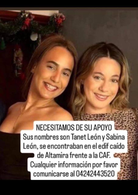 Foto de Gabriela león y tanet leon
