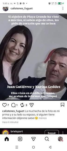 Foto de Juan Gutiérrez y Karina Geddes