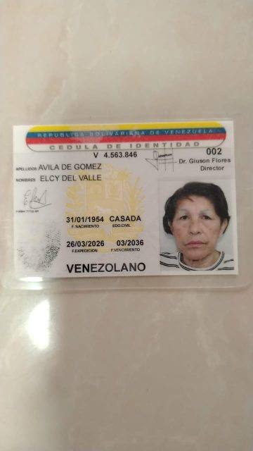 Foto de Elcy del valle Ávila de gomez