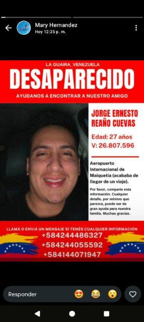 Foto de Jorge Ernesto Reaño cuevas