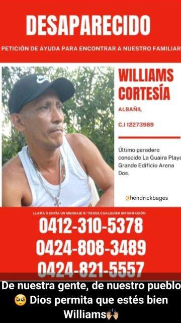 Foto de Williams Cortesía