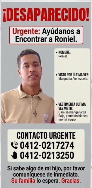 Foto de Roniel Rafael Hidalgo Solórzano