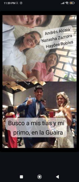 Foto de Natasha Zamora, Haydee Robles, Andrés Alcalá