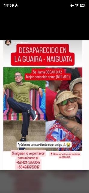 Foto de Oscar Díaz (le dicen mulato)
