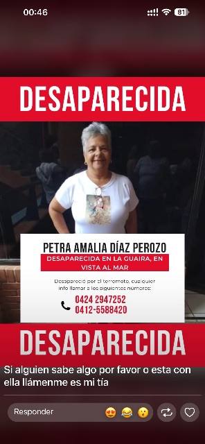 Foto de Petra Amalia Díaz Perozo