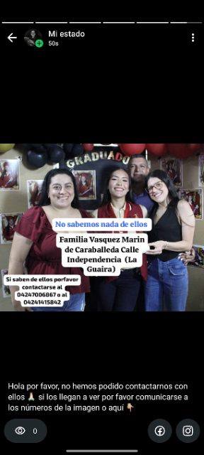 Foto de Karla Vasquez, Victoria, Valeria y Carlos Vasquez