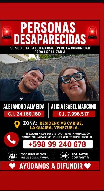 Foto de Alejandro Almeida y Alicia Marcano