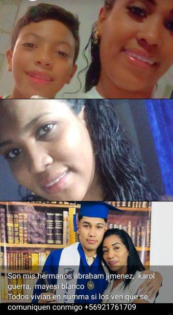 Foto de Abraham Jiménez Karol guerra y mayesi blanco