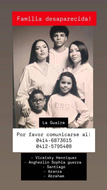 Foto de Viceisky Henríquez, Angherlin Sophia Guerra y familia