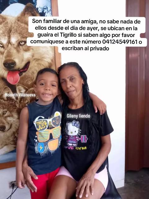 Foto de Moiseth Villanueva y Gileny liendo