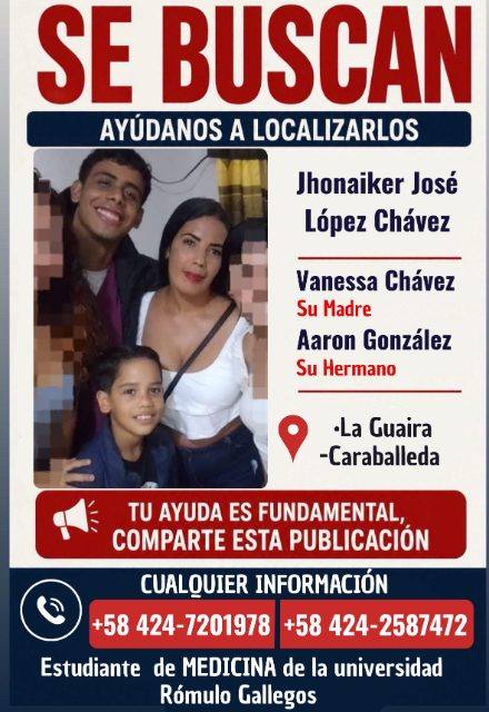 Foto de Jhonaiker López/ Vanessa Chávez/ Aaron Gonzales