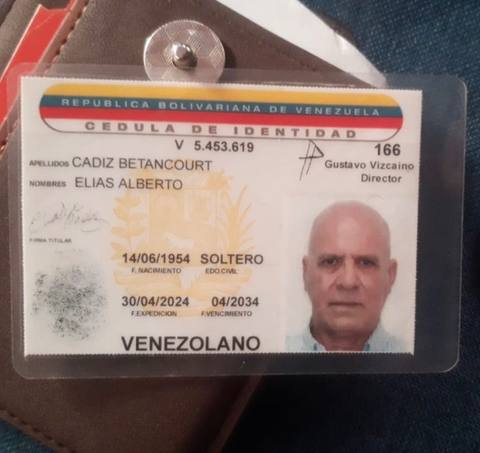 Foto de Elías Alberto Cadiz Betancourt