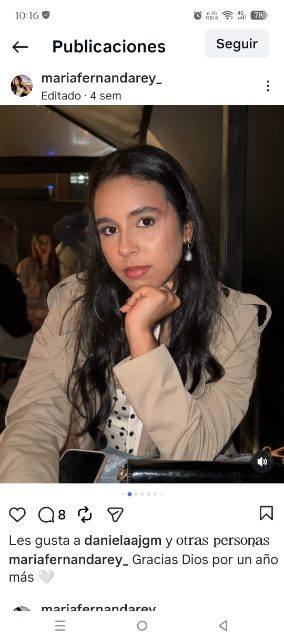 Foto de María Fernanda Rey Rujano