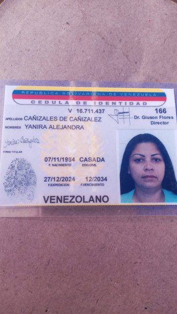 Foto de Yanira alejandra  de cañizalez marquez