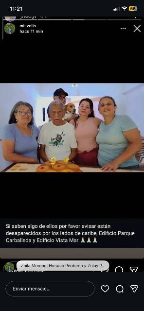 Foto de Zoila Moreno, Horacio perdomo, Zulay perdomo