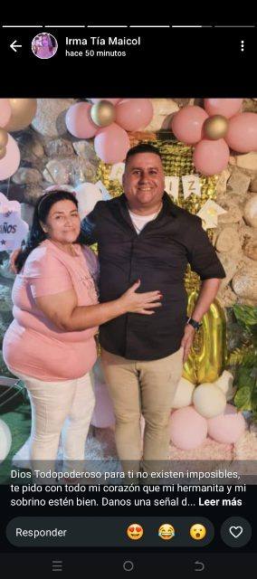 Foto de Eduardo Arenas y madre Rosa Arenas