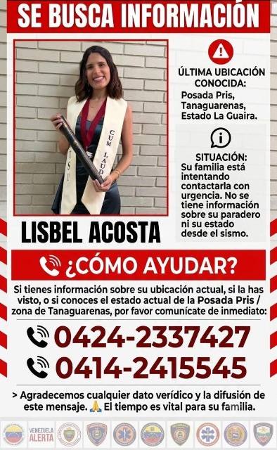 Foto de Lisbel Acosta