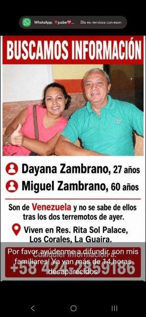 Foto de Miguel zambrano y dayana zambrano