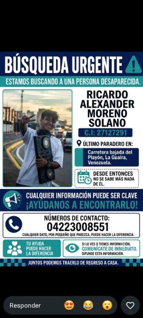 Foto de Ricardo Alexander moreno Solano