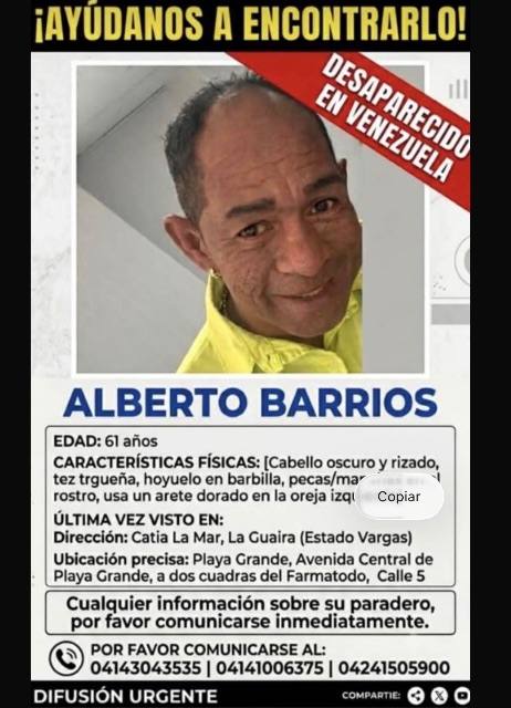 Foto de Alberto José Barrios