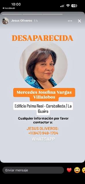 Foto de Mercedes Josefina Vargas Villalobos