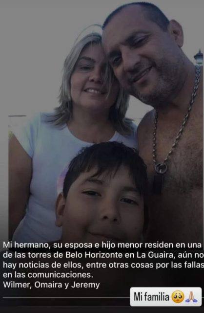 Foto de Wilmer Duarte, Omaira Hernández, Jeremy Duarte