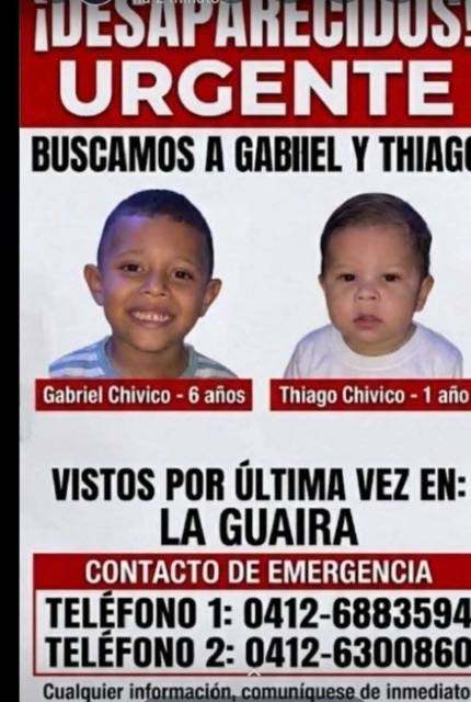 Foto de Gabriel y Tiago chivico