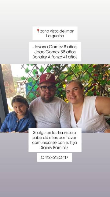 Foto de Doraixy Alfonzo y family