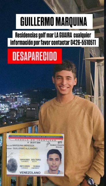 Foto de Guillermo Alejandro Marquina Mendoza