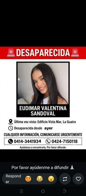 Foto de Eudimar Valentina Sandoval González