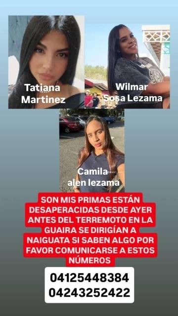Foto de Wilmar Sosa Lezama, Tatiana Martínez y Camila Sosa Lezama