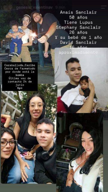 Foto de Anais Sanclair y sus hijos