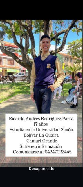 Foto de Ricardo Andrés Rodríguez Parra