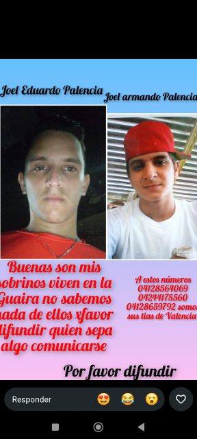 Foto de Joel Eduardo y Joel armando Palencia