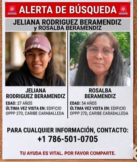 Foto de Juliana Rodriguez y Rosalba beramendiz