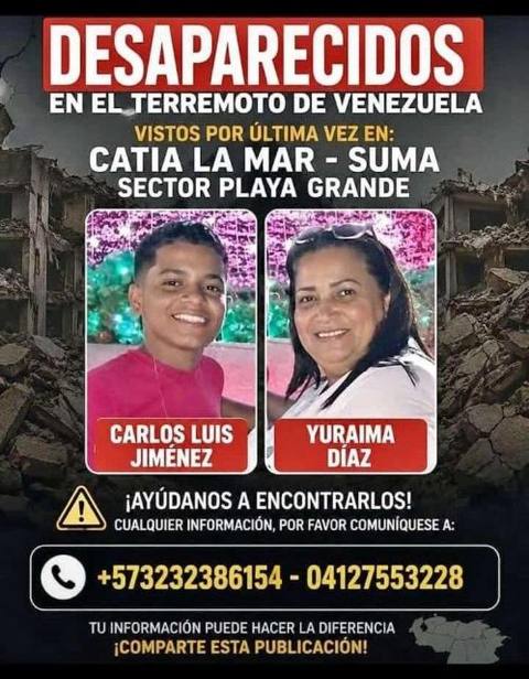 Foto de Carlos luis Jiménez y Yuraima Diaz